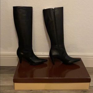 NEW Antonio Melani black leather boots